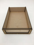 Miniature storage tray with clear acrylic window - 65mm