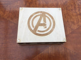 Superhero comic style tokens compatible with marvel Champions lcg, double sided, full colour.