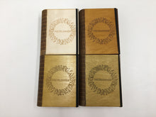 Double card deck book with customised engraving