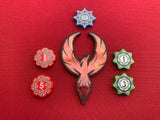 Beautiful token sets compatible with Ashes reborn card game.