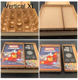Mega card storage box with customisable engraving - Kallax unit compatible