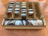 Mega card storage box with customisable engraving - Kallax unit compatible