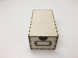 Card storage drawer. Wide or tall.