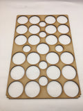Miniature storage tray insert custom cut service