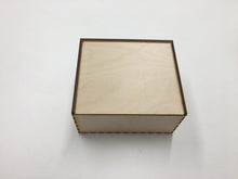 Card collection storage box  with slide top lid
