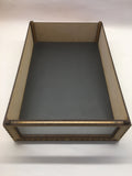 Miniature storage tray magnetic sheet insert