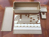 X-wing 2.0 compatible magnetic stacking boxes/trays. Customisable engraved lids.
