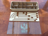 X-wing 2.0 compatible magnetic stacking boxes/trays. Customisable engraved lids.